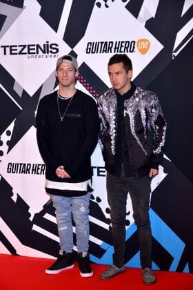 Milan MTV Europe Music Award s (EMA) 2015 Arrivals. Pictured: Twenty One Pilots  Comi Terenghi