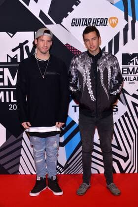 Milan MTV Europe Music Award s (EMA) 2015 Arrivals. Pictured: Twenty One Pilots  Comi Terenghi