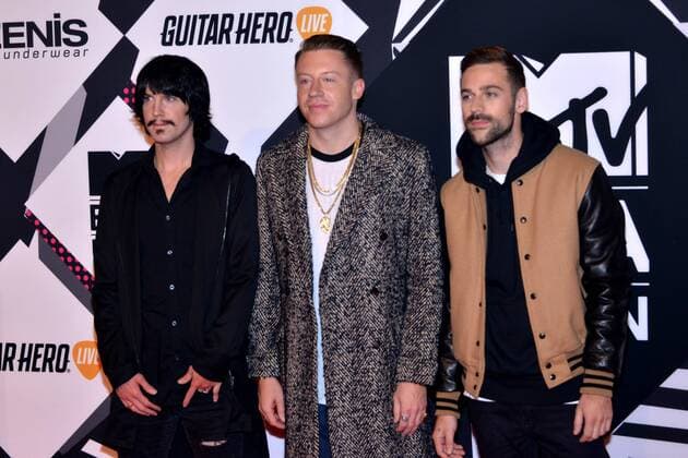 Milan MTV Europe Music Award s (EMA) 2015 Arrivals. Pictured: Macklemore  Comi Terenghi