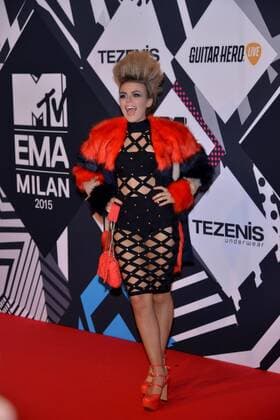 Milan MTV Europe Music Award s (EMA) 2015 Arrivals. Pictured: Tallia Storm  Comi Terenghi
