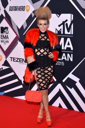 Milan MTV Europe Music Award s (EMA) 2015 Arrivals. Pictured: Tallia Storm  Comi Terenghi