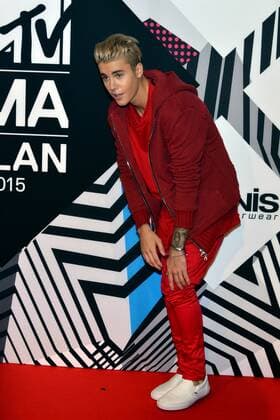 Milan MTV Europe Music Award s (EMA) 2015 Arrivals. Pictured: Justin Bieber  Comi Terenghi