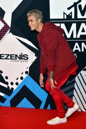 Milan MTV Europe Music Award s (EMA) 2015 Arrivals. Pictured: Justin Bieber  Comi Terenghi