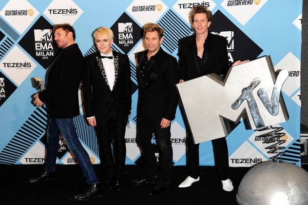 Milan, MTV Europe Music Awards 2015. Press Room Backstage. Pictured : Duran Duran  AlbertoxTerenghi