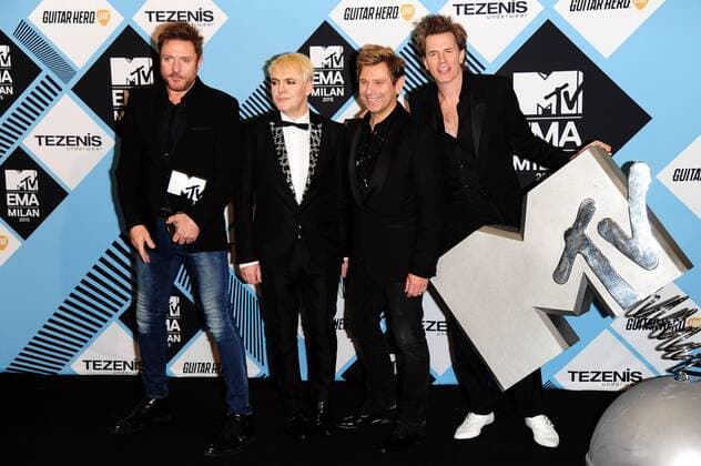 Milan, MTV Europe Music Awards 2015. Press Room Backstage. Pictured : Duran Duran  AlbertoxTerenghi