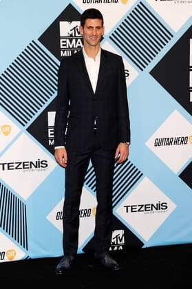 Milan, MTV Europe Music Awards 2015. Press Room Backstage. Pictured : Novak Djokovic  AlbertoxTerenghi