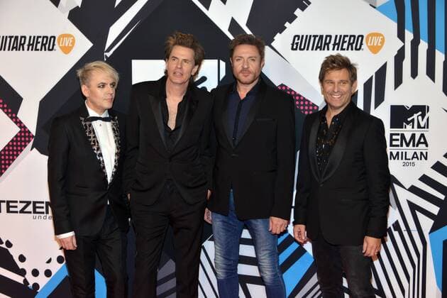 Milan MTV Europe Music Award s (EMA) 2015 Arrivals. Pictured: Durna Duran  Comi Terenghi
