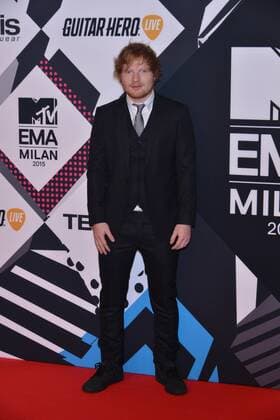 Milan MTV Europe Music Award s (EMA) 2015 Arrivals. Pictured: Ed Sheeran  Comi Terenghi