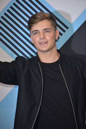 Milan, MTV Europe Music Award s (EMA) 2015, Press Room Backstage. Pictured Martin Garrix  Comi Terenghi