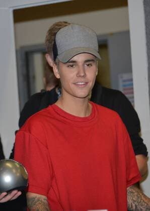 Milan, MTV Europe Music Award s (EMA) 2015, Press Room Backstage. Pictured Justin Bieber  Comi Terenghi