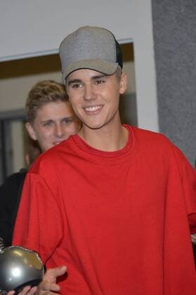 Milan, MTV Europe Music Award s (EMA) 2015, Press Room Backstage. Pictured Justin Bieber  Comi Terenghi
