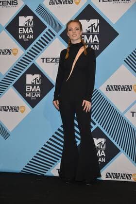 Milan, MTV Europe Music Award s (EMA) 2015, Press Room Backstage. Pictured Jess Glynne  Comi Terenghi