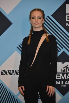 Milan, MTV Europe Music Award s (EMA) 2015, Press Room Backstage. Pictured Jess Glynne  Comi Terenghi