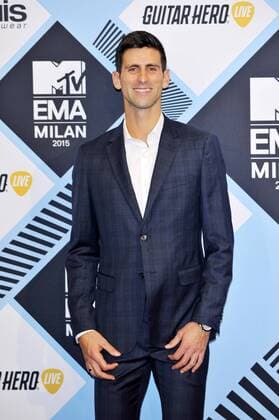 Novak Djokovic bei der Verleihung der MTV Europe Music Awards 2015 im Mediolanum Forum. Mailand, 25.10.2015 Foto:xA.xHübnerx xFuturexImage