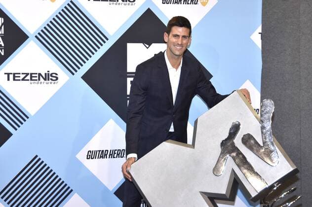 Novak Djokovic bei der Verleihung der MTV Europe Music Awards 2015 im Mediolanum Forum. Mailand, 25.10.2015 Foto:xA.xHübnerx xFuturexImage