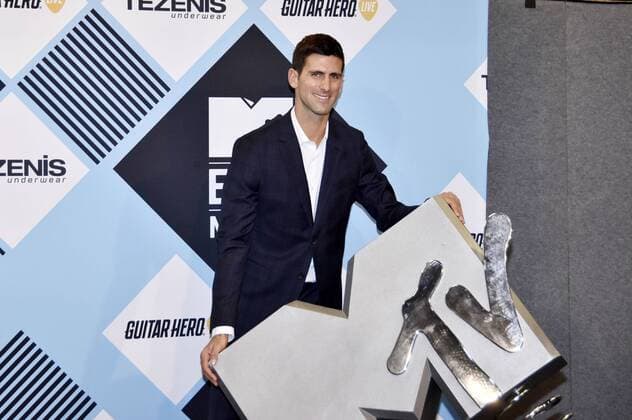 Novak Djokovic bei der Verleihung der MTV Europe Music Awards 2015 im Mediolanum Forum. Mailand, 25.10.2015 Foto:xA.xHübnerx xFuturexImage