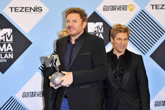 Simon Le Bon und John Taylor von Duran Duran bei der Verleihung der MTV Europe Music Awards 2015 im Mediolanum Forum. Mailand, 25.10.2015 Foto:xA.xHübnerx xFuturexImage