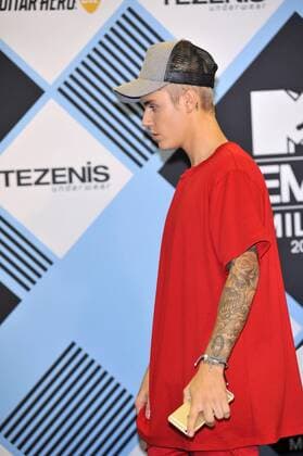 Justin Bieber bei der Verleihung der MTV Europe Music Awards 2015 im Mediolanum Forum. Mailand, 25.10.2015 Foto:xA.xHübnerx xFuturexImage