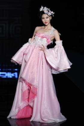 BEIJING, CHINA - OCTOBER 26: (CHINA OUT) A model showcases designs on the runway at 2016 MGPIN show during the Mercedes-Benz China Fashion Week Spring Summer 2016 at 751D.PARK on October 26, 2015 in Beijing, China.  CFP474922543