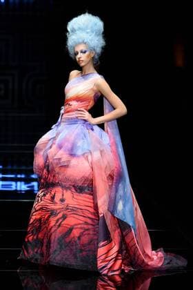 BEIJING, CHINA - OCTOBER 26: (CHINA OUT) A model showcases designs on the runway at 2016 MGPIN show during the Mercedes-Benz China Fashion Week Spring Summer 2016 at 751D.PARK on October 26, 2015 in Beijing, China.  CFP474922547