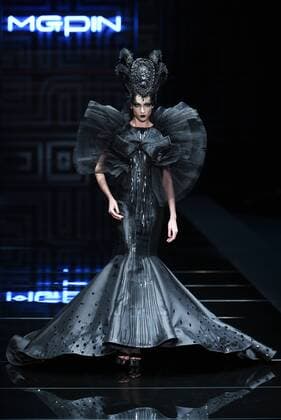 BEIJING, CHINA - OCTOBER 26: (CHINA OUT) A model showcases designs on the runway at 2016 MGPIN show during the Mercedes-Benz China Fashion Week Spring Summer 2016 at 751D.PARK on October 26, 2015 in Beijing, China.  CFP474922549