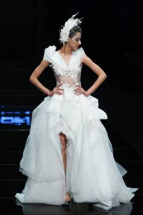 BEIJING, CHINA - OCTOBER 26: (CHINA OUT) A model showcases designs on the runway at 2016 MGPIN show during the Mercedes-Benz China Fashion Week Spring Summer 2016 at 751D.PARK on October 26, 2015 in Beijing, China.  CFP474922555