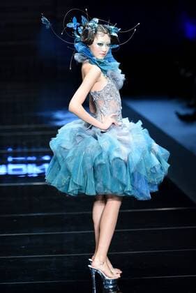BEIJING, CHINA - OCTOBER 26: (CHINA OUT) A model showcases designs on the runway at 2016 MGPIN show during the Mercedes-Benz China Fashion Week Spring Summer 2016 at 751D.PARK on October 26, 2015 in Beijing, China.  CFP474922560