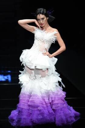 BEIJING, CHINA - OCTOBER 26: (CHINA OUT) A model showcases designs on the runway at 2016 MGPIN show during the Mercedes-Benz China Fashion Week Spring Summer 2016 at 751D.PARK on October 26, 2015 in Beijing, China.  CFP474922565