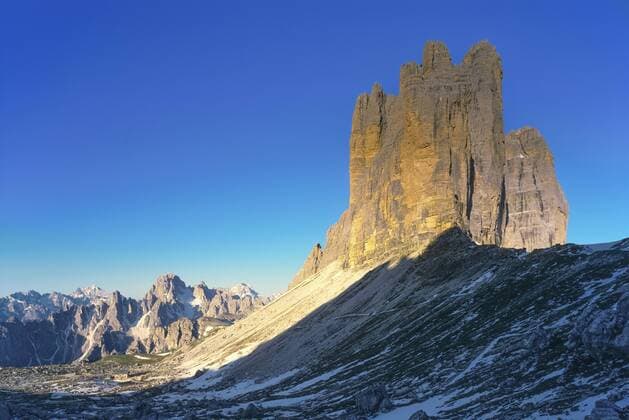 Drei Zinnen, Italien, Suedtirol, Dolomiten Tre Cime di Lavaredo, Italy, South Tyrol, Dolomites BLWS407196