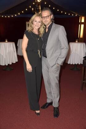 Caroline Beil mit Freund Philipp Sattler bei der Verleihung des Deutschen Musical Theater Preises 2015 im TIPI am Kanzleramt. Berlin, 26.10.2015 Foto:xFredericx xFuturexImage