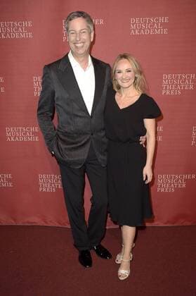Thomas Hermanns und Katharine Mehrling bei der Verleihung des Deutschen Musical Theater Preises 2015 im TIPI am Kanzleramt. Berlin, 26.10.2015 Foto:xFredericx xFuturexImage