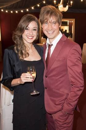 Anja Haeseli und Oliver Arno bei der Verleihung des Deutschen Musical Theater Preises 2015 im TIPI am Kanzleramt. Berlin, 26.10.2015 Foto:xFredericx xFuturexImage