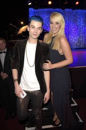 Annemarie Eilfeld mit Gast bei der Verleihung des Deutschen Musical Theater Preises 2015 im TIPI am Kanzleramt. Berlin, 26.10.2015 Foto:xFredericx xFuturexImage