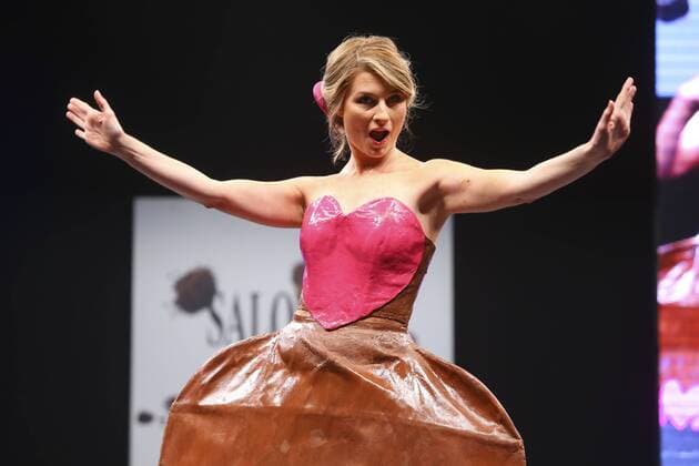 Sandrine Arcizet - Modenschau: Salon du Chocolat - Paris - 27 10 2015 GwendolineLeGoff 