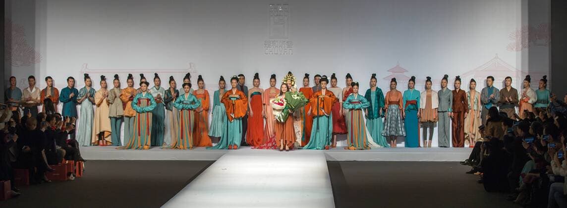 BEIJING, Oct. 28, 2015 -- Models present creations designed by Chu Yan during the China Fashion Week in Beijing, capital of China, Oct. 28, 2015. ) (ry) CHINA-BEIJING-FASHION WEEK (CN) LixJianbo 