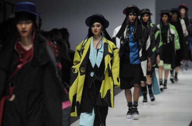 Oct. 29, 2015 - Jakarta, Indonesia - A model walks the runway during the Danjyo Hiyoji fashion show as part of Jakarta Fashion Week (JFW) 2016 on October 29, 2015 in Jakarta, Indonesia. Jakarta Indonesia  - ZUMAn230