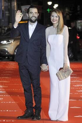 Spanish actors Dani Mateo and Elena Ballesteros during the 60th Seminci. October 31,2015.  (2015103193)
