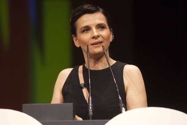 Juliette Binoche bei der Closing Ceremony mit Preisverleihung auf dem 60. Valladolid International Film Festival im Teatro Calderon. Valladolid, 31.10.2015 Juliette Binoche 