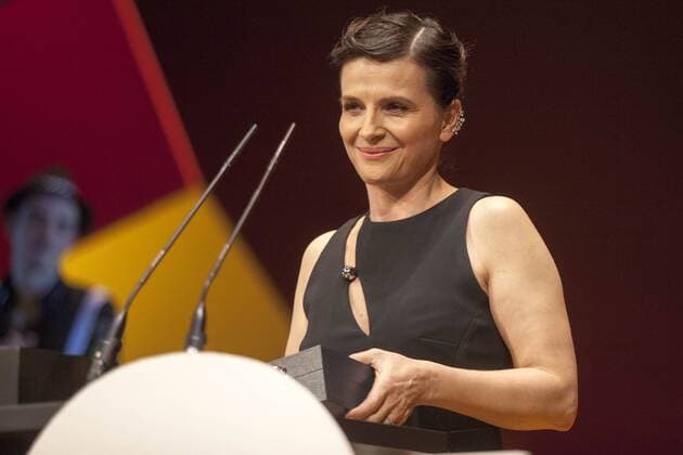 Juliette Binoche bei der Closing Ceremony mit Preisverleihung auf dem 60. Valladolid International Film Festival im Teatro Calderon. Valladolid, 31.10.2015 Juliette Binoche 