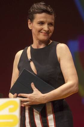 Juliette Binoche bei der Closing Ceremony mit Preisverleihung auf dem 60. Valladolid International Film Festival im Teatro Calderon. Valladolid, 31.10.2015 Juliette Binoche 