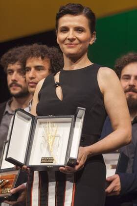 Juliette Binoche bei der Closing Ceremony mit Preisverleihung auf dem 60. Valladolid International Film Festival im Teatro Calderon. Valladolid, 31.10.2015 Juliette Binoche 