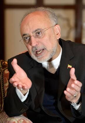 Iran has begun implementing nuclear accord Ali Akbar Salehi, Iran s vice president, attends an interview with Kyodo News in Tokyo on Nov. 2, 2015. Salehi said his country has begun implementing an accord struck with major powers that will see Tehran curbing its nuclear activities. 
