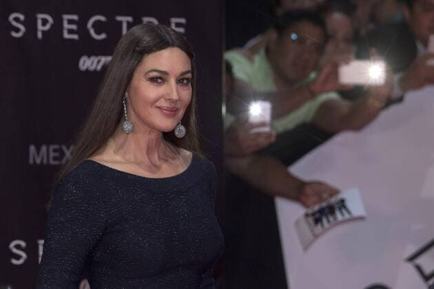 Actress Monica Bellucci poses during the red carpet of the movie Spectre of the James Bond saga in Mexico City, capital of Mexico, on Nov. 2, 2015. ) (da) (sp) MEXICO-MEXICO CITY- SPECTRE -RED CARPET AlejandroxAyala 