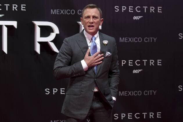 Actor Daniel Craig poses during the red carpet of the movie Spectre of the James Bond saga in Mexico City, capital of Mexico, on Nov. 2, 2015. ) (da) (sp) MEXICO-MEXICO CITY- SPECTRE -RED CARPET AlejandroxAyala 