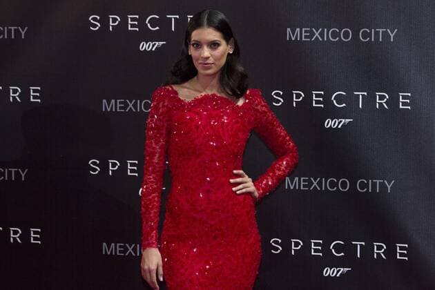 Actress Stephanie Sigman poses during the red carpet of the movie Spectre of the James Bond saga in Mexico City, capital of Mexico, on Nov. 2, 2015. ) (da) (sp) MEXICO-MEXICO CITY- SPECTRE -RED CARPET AlejandroxAyala 