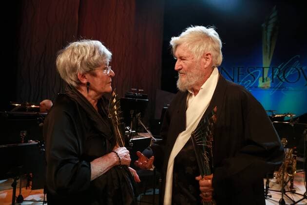 Nestroy- DER WIENER THEATERPREIS Wien, Ronacher, 02. 11. 2015 Elisabeth ORTH, Achim FREYER