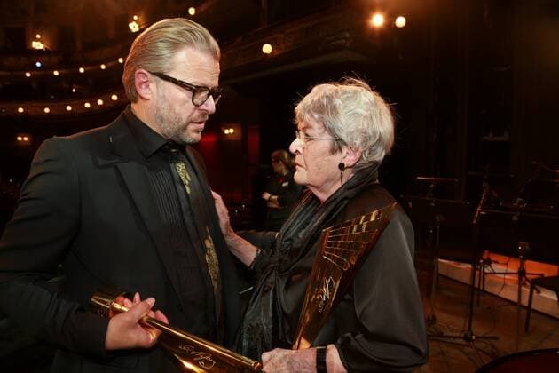 Nestroy- DER WIENER THEATERPREIS Wien, Ronacher, 02. 11. 2015 Roland KOCH, Elisabeth ORTH