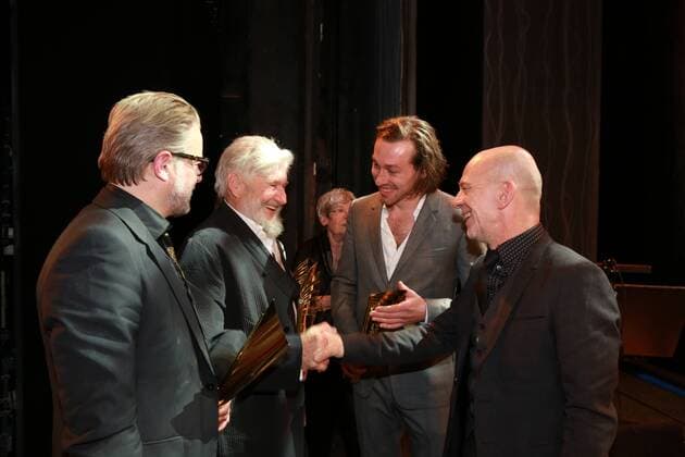 Nestroy- DER WIENER THEATERPREIS Wien, Ronacher, 02. 11. 2015 Roland KOCH, Achim FREYER, Simon STONE, Martin WUTTKE