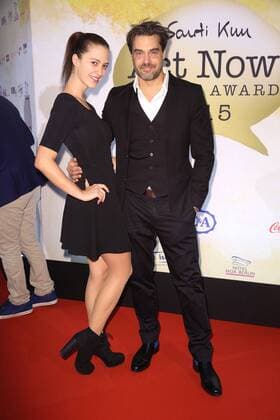 Raphael Vogt und seine Freundin Cathrin beim Act Now Jugend Award am 2.11.2015 in Berlin Act Now Jugend Award am 2.11.2015 in Berlin, 2015 