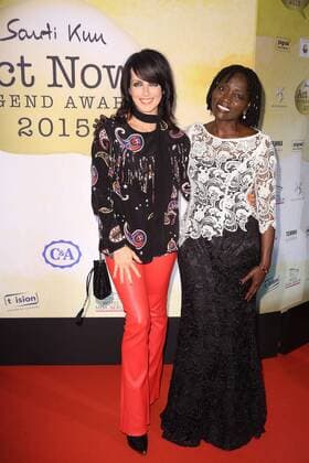 Nena und Auma Obama beim Act Now Jugend Award am 2.11.2015 in Berlin Act Now Jugend Award am 2.11.2015 in Berlin, 2015 